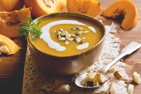 Soup for treating gastritis
